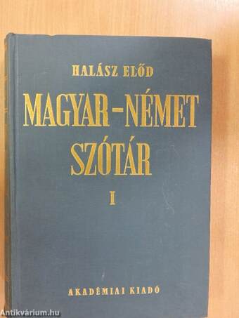 Magyar-német szótár I-II.