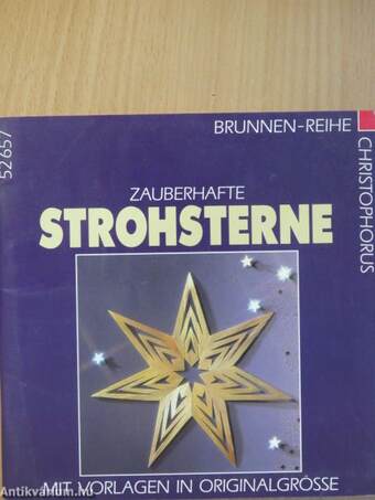 Zauberhafte Strohsterne mit vorlagen in Originalgrösse