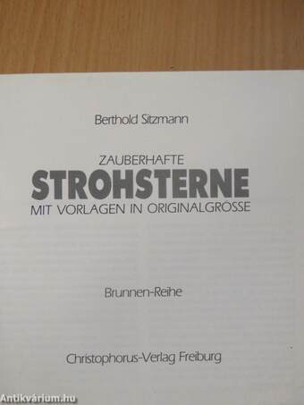 Zauberhafte Strohsterne mit vorlagen in Originalgrösse