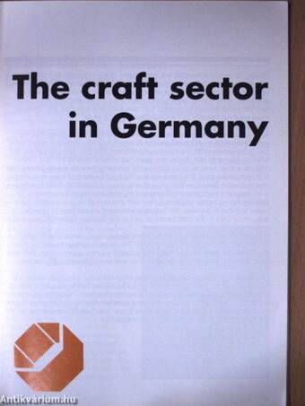 The craft sector in Germany