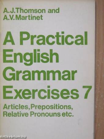 A Practical English Grammar Exercises 7