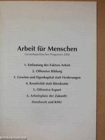 Arbeit für Menschen