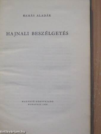 Hajnali beszélgetés