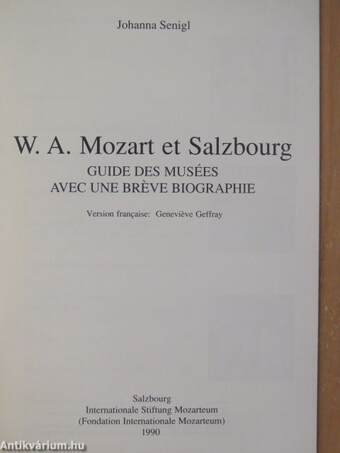 W. A. Mozart et Salzbourg