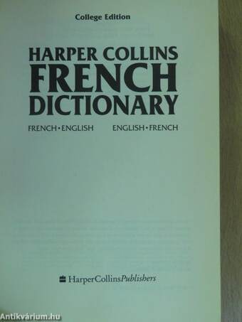 Harper Collins French Dictionary