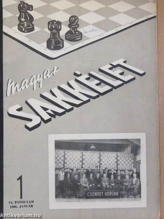 Magyar Sakkélet 1956. (nem teljes évfolyam)