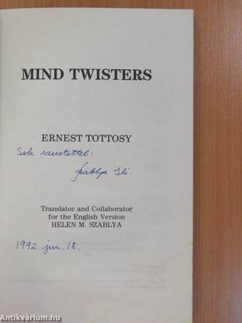 Mind Twisters (dedikált példány)