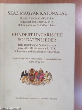 Száz magyar katonadal (dedikált példány)