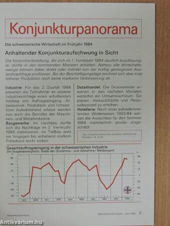 SBG Wirtschafts-Notizen April 1984
