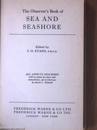 The Observer's Book of Sea and Seashore