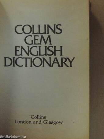 Collins Gem English Dictionary