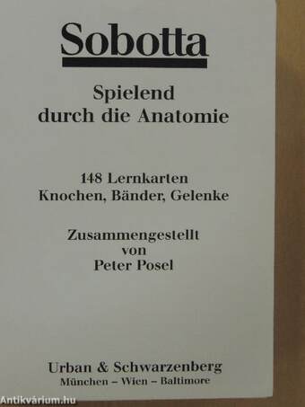 Sobotta - Spielend durch die Anatomie