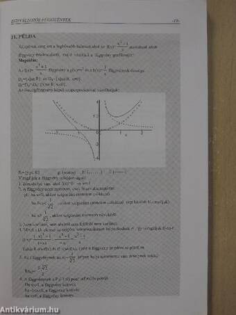 Fejezetek a matematikai analízis köréből