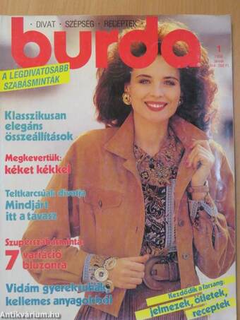 Burda 1990. (nem teljes évfolyam)