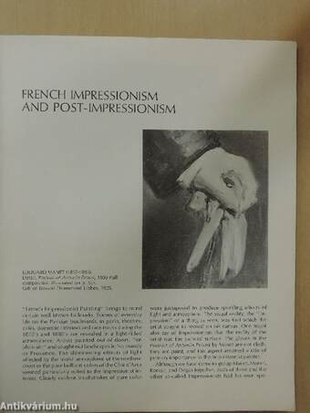 French Impressionism and Post-Impressionism Autumn 1969