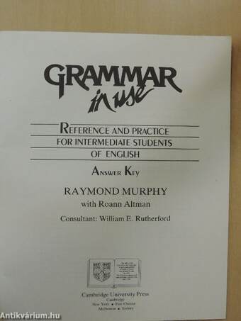 Grammar in Use - Answer Key