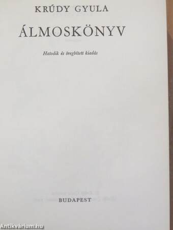 Álmoskönyv