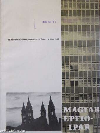 Magyar Építőipar 1986/9-10.