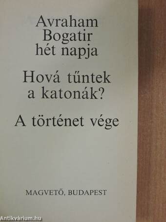 Avraham Bogatir hét napja/Hová tűntek a katonák?/A történet vége