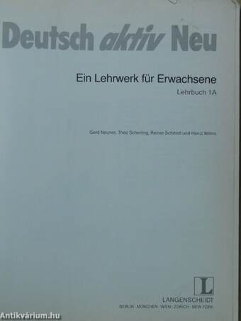 Deutsch aktiv Neu 1A - Lehrbuch