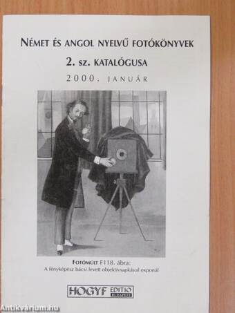 Német és angol nyelvű fotókönyvek 2. sz. katalógusa 2000. január