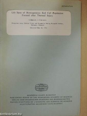 Life Span of Homogeneous Red Cell Population Formed after Thermal Injury