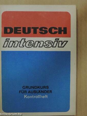 Deutsch intensiv - Kontrollheft