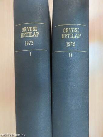 Orvosi Hetilap 1972. január-december I-II.