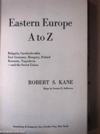 Eastern Europe A to Z