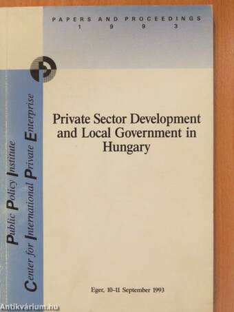 Private Sector Development and Local Government in Hungary