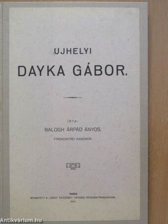 Ujhelyi Dayka Gábor