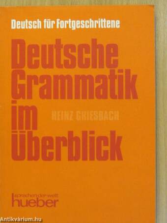 Deutsche Grammatik im Überblick