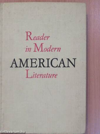 Reader in Modern American Literature