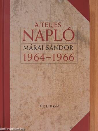 A teljes napló 1964-1966