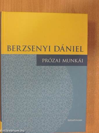 Berzsenyi Dániel prózai munkái