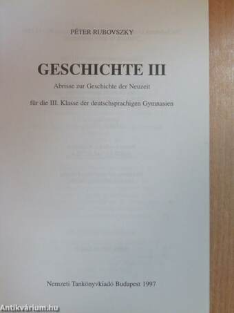 Geschichte III.