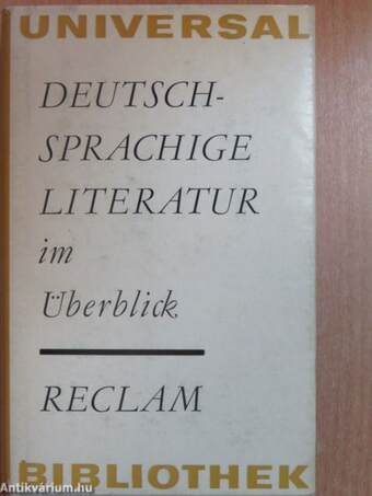 Deutschsprachige Literatur im Überblick