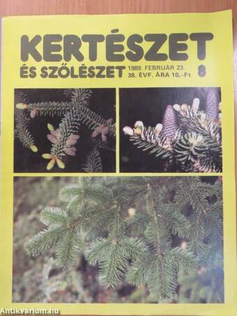 Kertészet és Szőlészet 1989. február 23.