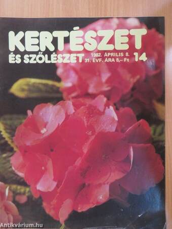 Kertészet és Szőlészet 1982. április 8.