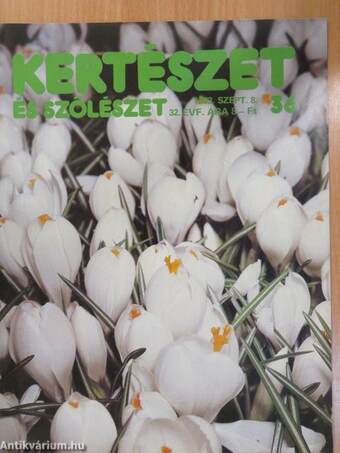 Kertészet és Szőlészet 1983. szeptember 8.