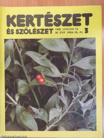 Kertészet és Szőlészet 1989. január 19.