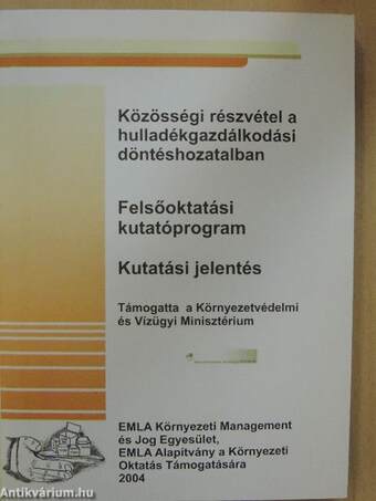 Közösségi részvétel a hulladékgazdálkodási döntéshozatalban