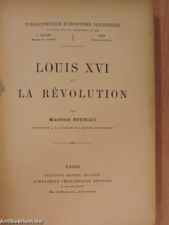 Louis XVI et la révolution