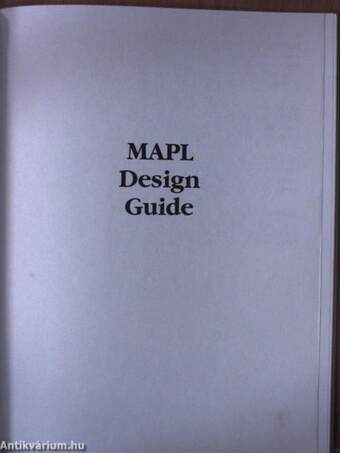 MAPL Design Guide