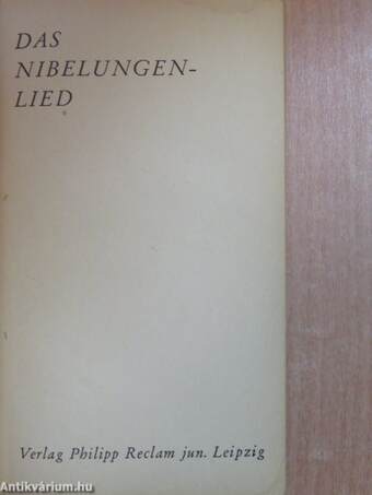 Das Nibelungenlied