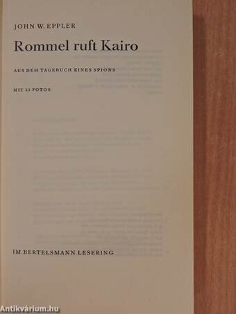 Rommel ruft Kairo