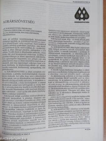 Választási Hírlevél 1994/3.