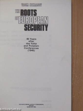 The roots of european security