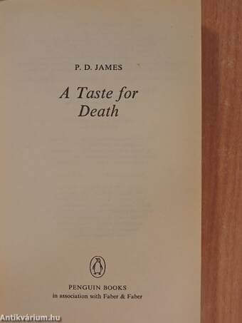 A Taste for Death