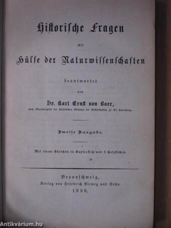 Reden gehalten in wissenschaftlichen Versammlungen und kleinere Aufsätze vermischten Inhalts I-III. (gótbetűs)